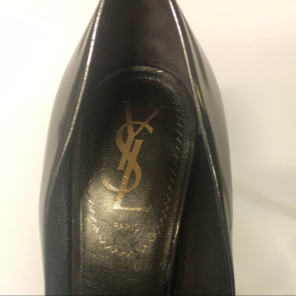 Yves Saint Laurent metallic pumps - Picture 2 of 8
